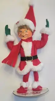 Annalee Doll Plush Christmas Collectible Elf