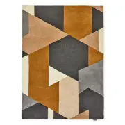 Harlequin Popova Rug Caramel Slate Shell