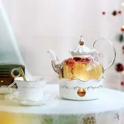 Ceramic Teapot With Strainer Vintage Porcelain British Tea Pot And Cup Set