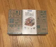 ROBOTIME DIY Dollhouse Wooden Miniature Kit Cathy’s Flower house Model New Doll