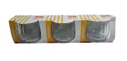 McDonald’s 50 Years Maccas Tumbler Glasses the Fry Pattern 3 Pack