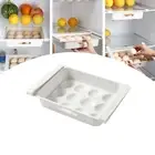 2 Pcs Fridge Egg Trays Visible Save Space Kitchen Organizer Refrigerator Storage