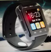 *BLACK Smart Watch* Activity Tracker *Heart Rate* Sleep Monitor* RemoteCamera +
