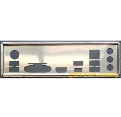 For Asus TUF B450M-PRO GAMING Shield I/O IO Rear Baffle Backplate