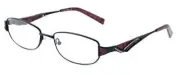 Calabria 824 Techno Metal&Crystals Optical Reading Glasses&Hard Case Black +3.5