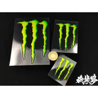 在飛比找蝦皮購物優惠-★機緣夢★MONSTER C款 鬼爪 怪獸 貼紙 反光 防水