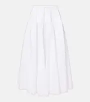 [Patou] Patou Cotton midi skirt AU 8 white