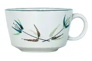 Franciscan Gladding McBean Family China RADIANCE Green Flowers Cup NEW