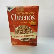 Limited Edition Pumpkin Spice Cheerios Cereal. 10.8oz-Best Used by 7/1/2025.