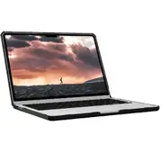 UAG Plyo Apple MacBook Air (13') (M2/M3) Case - Ice/Black(134007114340), DROP+ Military Standard, Armor Shell,Tactical Grip,Hinged Design,Port Access