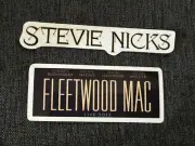 Lot (2) FLEETWOOD MAC 1/2" to 3 1/4" Band Stickers FAST FREE SHIP! Stevie Nicks