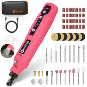 Mini Cordless Rotary Tool, 5-Speed 3.7V rechargeable Kit with 61 Accessories,...