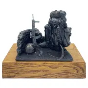 Bergen and SA80 Bronze Resin Presentation