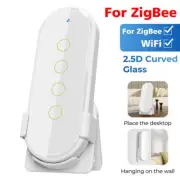 For Zigbee 4 Gang Wireless Switch Smart Home 12 Scenes Touch Remote Control App