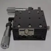 XY Axis Stage Manual Slide Table V-Type Cross-roller Trimming Platform 80mm*80mm