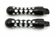Black Contour Agostinni Footpeg Set for Harley Davidson by V-Twin