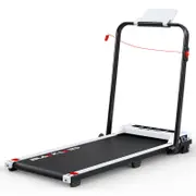 BLACK LORD Treadmill Electric Walking Pad Foldable Under Desk Home Gym White