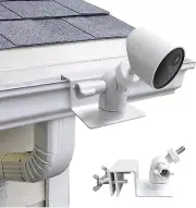 Gutter Mount for Camera Solar Panel Aluminum Alloy Weatherproof for Arlo HD Pro