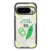 Google Pixel 9 Pro Impact Magnetic Case bitter melon by sketchykarr