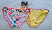 Bonds WUDTW 40K Ladies Hipster Bikini Brief 2 Pack Print Plain Size 16 New