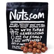 Nuts.com Hazelnuts in Shell 3 lb Bag - Whole Raw Jumbo Hazelnuts - Gourmet Fr...