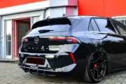 For Opel Astra L 2022 Performance Rear Bumper diffuser addon with ribs / fins