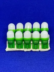 Pinball Machine 10 Pack of bright #555 Frosted 5050 SMD LED GREEN