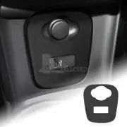 Car Cigarette Lighter Panel Sticker Trim Black Alcantara Suede For Mini Cooper