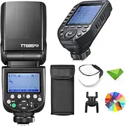 Godox TT685II-N w/XProII-N Trigger for Nikon Cameras, I-TTL Flash Speedlight Speedlite Camera Flash HSS 1/8000s Speedlite Flash,2.4G Wireless X System Compatible for D800 D700 D7100 D7000 D5200 D5000