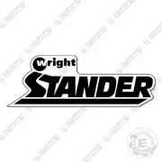 Fits Wright Stander Logo Standing Mower Decal Kit Equipment Decals