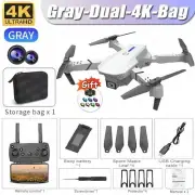E88 Pro Drone 4k Profesional HD 4k Rc Airplane Dual-Camera Wide-Angle Head Remot