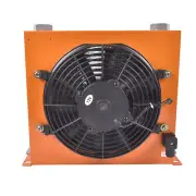 AH1012T-CA DC12V Industrial Hydraulic Oil Cooler Flow Fan Radiator 100L/min New