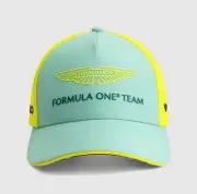 2024 Aston Martin Adult Fernando Alonso Cap - Aqua and Yellow