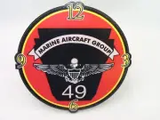 7" Clock Face US Marine Corps USMC Marine Aircraft Group MAG-49 Insignia