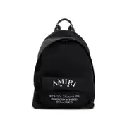 [Amiri] Amiri-Black Arts District Nylon Backpack-Uomo OS OS