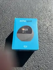 Amazon Echo Spot Smart Alarm Clock w/ Vibrant Sound & Alexa - Black