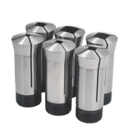 6 Pcs 5C Square Collets,1/4, 5/16, 3/8, 1/2, 5/8, 3/4 inch High Precision