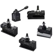 Drillpro 250-000 Cuneiform GIB Type Quick Change Tools Kit Tool Post 250 001-010 Tool Holder for Lathe Tools