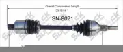 Saturn VUE CV Drive Axle Shaft Premium Quality Passengers Side