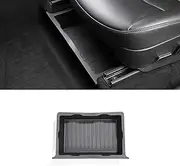 TPE Under Seat Storage Box For Tesla Model Y 2020-2024 Organizer Drawer Holder Interior Tray Accessories (1)
