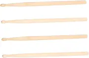 ULDIGI 2 Pairs Wooden Drumsticks for Durable Mallets for Tongue Drums Snare Drums Percussion Instruments Ergonomic Design for Students