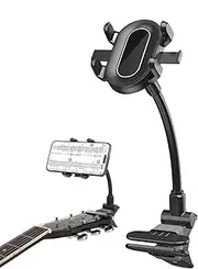 GkgWuxf Guitar Head Phone Holder | Phone Mount Clamp for Guitar,Multifunctional Cellphone Clip, Musical Instrument Accessories, Video Recording Aid for Musicians
