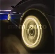 LED Soft White Light Flashing 2X Tire Wheel Valve Stem Cap Motorcycle Car Bike