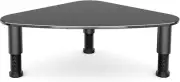 Tempered Glass Computer Monitor Riser/Triangle save Space Desktop Corner Stand f