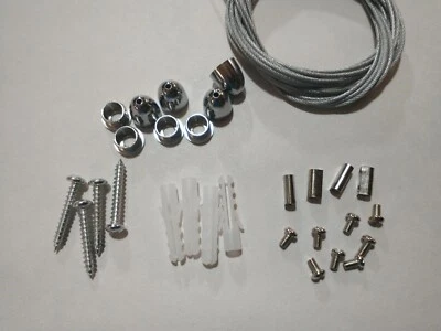 MEGAMAN Full Suspension 4 Wire Mounting Hanging Kit For LED Panel Ceiling Lights