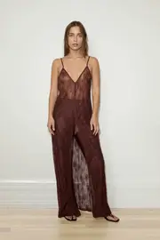 LACE LONGLINE CAMI