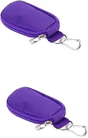 2pcs Essential Oil Travel Case Small Portable Handle Bag Essential Oils for Diffusers Aromatherapy The Tote Bag Aromatherapy Essential Oils Purple Five Colors Storage Bag