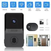Smart Wireless WIFI Doorbell Intercomes Video Camera Night Vision Security Alarm