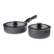 NEW Spinifex Non-Stick Saucepan Set Black By Anaconda