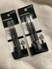 2 CoverGirl Easy Breezy Brow Fill + Define Pencil, Rich Brown 505